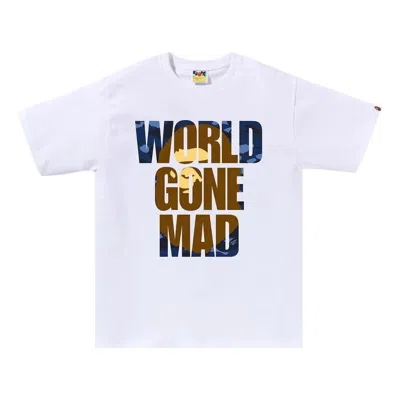 A Bathing Ape Color Camo Wgm Ape Head Overlap T-shirt 'white'