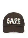 A Bathing Ape Color Stone Panel Cap In Brown