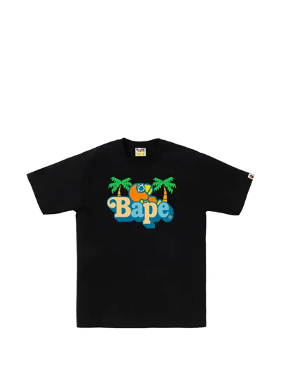 A Bathing Ape Colors Milo On Bape Summer T-shirt In Black