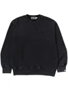 A Bathing Ape Cotton Sweatshirt In Black