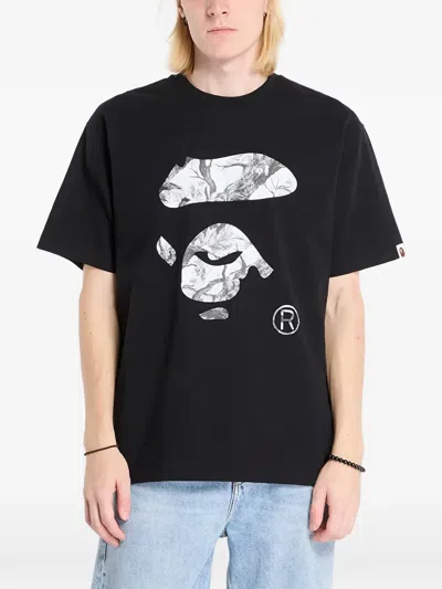 A Bathing Ape Cotton T-shirt In Black