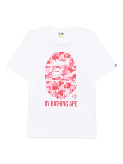 A Bathing Ape Cotton T-shirt In White