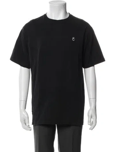 Pre-owned A Bathing Ape Crew Neck Short Sleeve T-shirt In Black