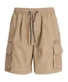 A Bathing Ape Drawstring Shorts In Nude