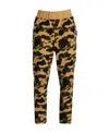 A Bathing Ape Elastic Waistband Sweatpants In Black