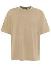 A Bathing Ape Embroidered Logo T-shirt In Neutrals