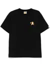 A Bathing Ape T-shirt Mit Stickerei In Schwarz