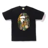 A Bathing Ape Forest Camo Big Ape Head T-shirt 'black Beige'