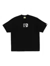 A Bathing Ape Frankenstein Bape Cotton T-shirt In Black
