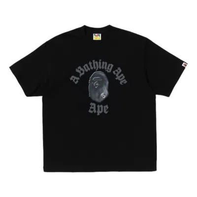 A BATHING APE A Bathing Ape Gothic College Relaxed Fit Tee 'Black'