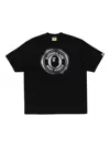 A Bathing Ape Graphic-logo T-shirt In Black