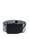 A Bathing Ape Graphic-print Belt In Gray