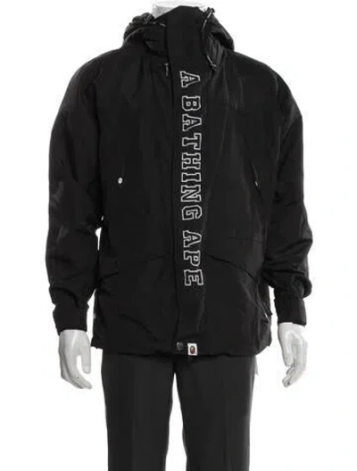 Pre-owned A Bathing Ape Graphic Print Jacket In Black