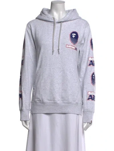 Pre-owned A Bathing Ape Graphic Print Long Sleeve In Grey