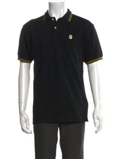 Pre-owned A Bathing Ape Graphic Print Short Sleeve In Black/metallic