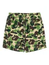 A Bathing Ape Men S Abc Camo One Point Water Shorts In Green
