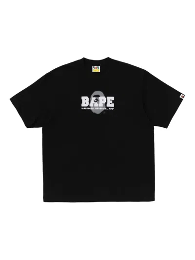 A Bathing Ape Graphic-print T-shirt In Black