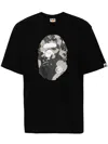 A Bathing Ape Graphic Print T-shirt In Black