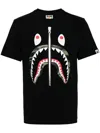 A Bathing Ape Printed T-shirt In Black