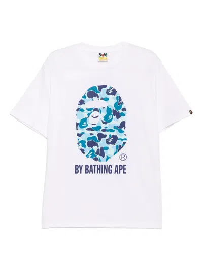A Bathing Ape Graphic-printed T-shirt In White