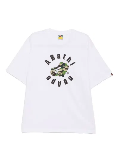 A Bathing Ape Graphic-printed T-shirt In White