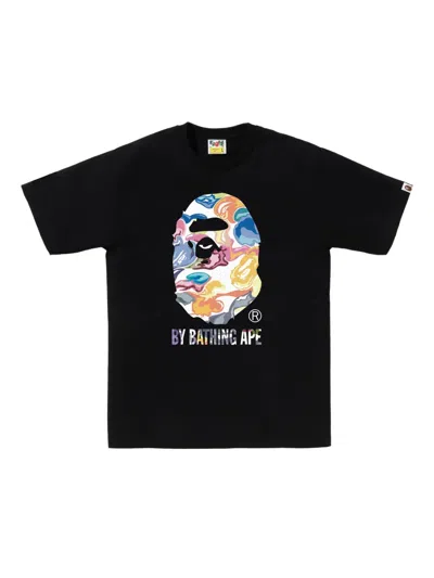 A Bathing Ape Graphic T-shirt In Black