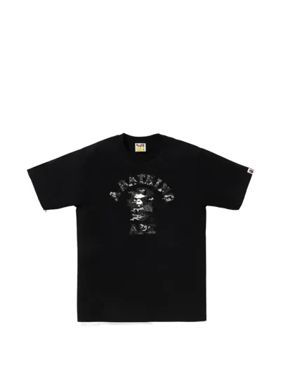 A Bathing Ape Graphic T-shirt In Black