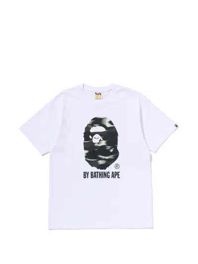 A Bathing Ape Graphic T-shirt In White