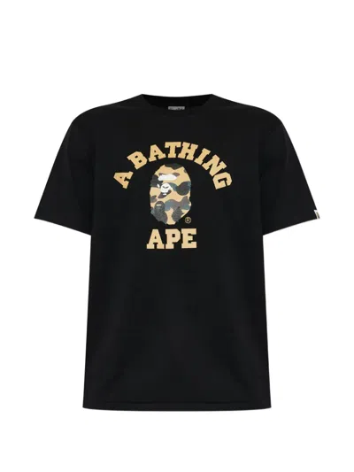 A Bathing Ape Graphic-print T-shirt In Black