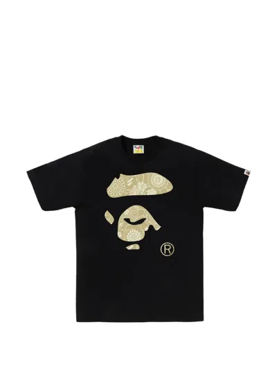 A Bathing Ape Graphic-print T-shirt In Black