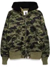 A Bathing Ape Bomberjacke Mit Grafischem Print In Grün