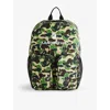 A Bathing Ape Camo Bape Woven Backpack