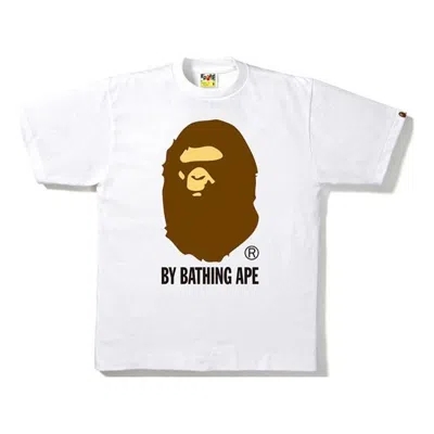A Bathing Ape Head Logo T-shirt 'white'