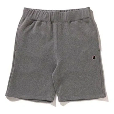 A Bathing Ape Head One Point Sweat Shorts 'gray'