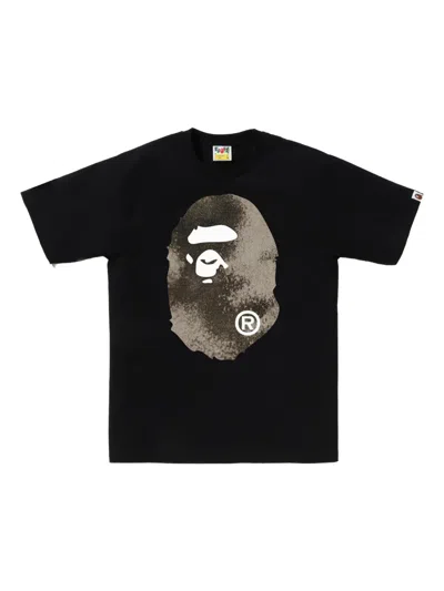 A Bathing Ape Head T-shirt In Black