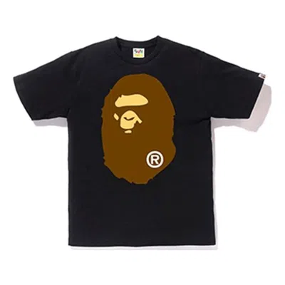 A Bathing Ape Head T-shirt 'black Brown'