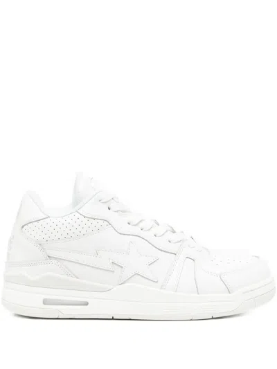 A Bathing Ape Hi-tops Trainers In White