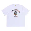 A Bathing Ape Logo-graphic T-shirt In White