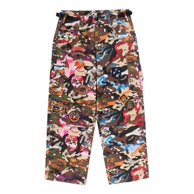 A Bathing Ape Hybrid Camo Multi Badge Cargo Pants 'multicolor'
