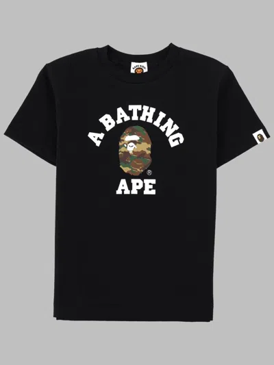 A Bathing Ape Kids Camo College Sweatshirt, Unisex In Multicolour