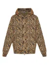 A Bathing Ape Leopard-pattern Hoodie In Animal Print