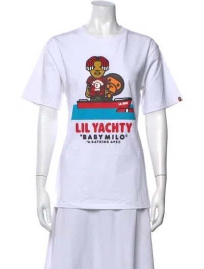 Pre-owned A Bathing Ape Lil Yachty Graphic Print In White