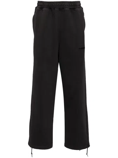 A Bathing Ape Logo-embroidered Pants In Grey