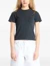 A Bathing Ape Logo-embroidered T-shirt In Black