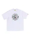 A Bathing Ape Logo-graphic T-shirt In White