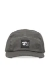 A Bathing Ape Logo-patch Hat In Gray