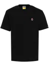 A Bathing Ape Embroidered-logo Cotton T-shirt In Black