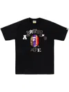 A Bathing Ape Logo-print Cotton T-shirt In Black