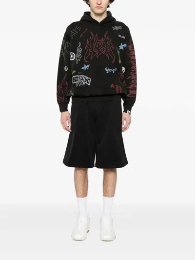 A Bathing Ape Logo-print Hoodie In Black