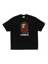 A Bathing Ape Logo-print T-shirt In Black
